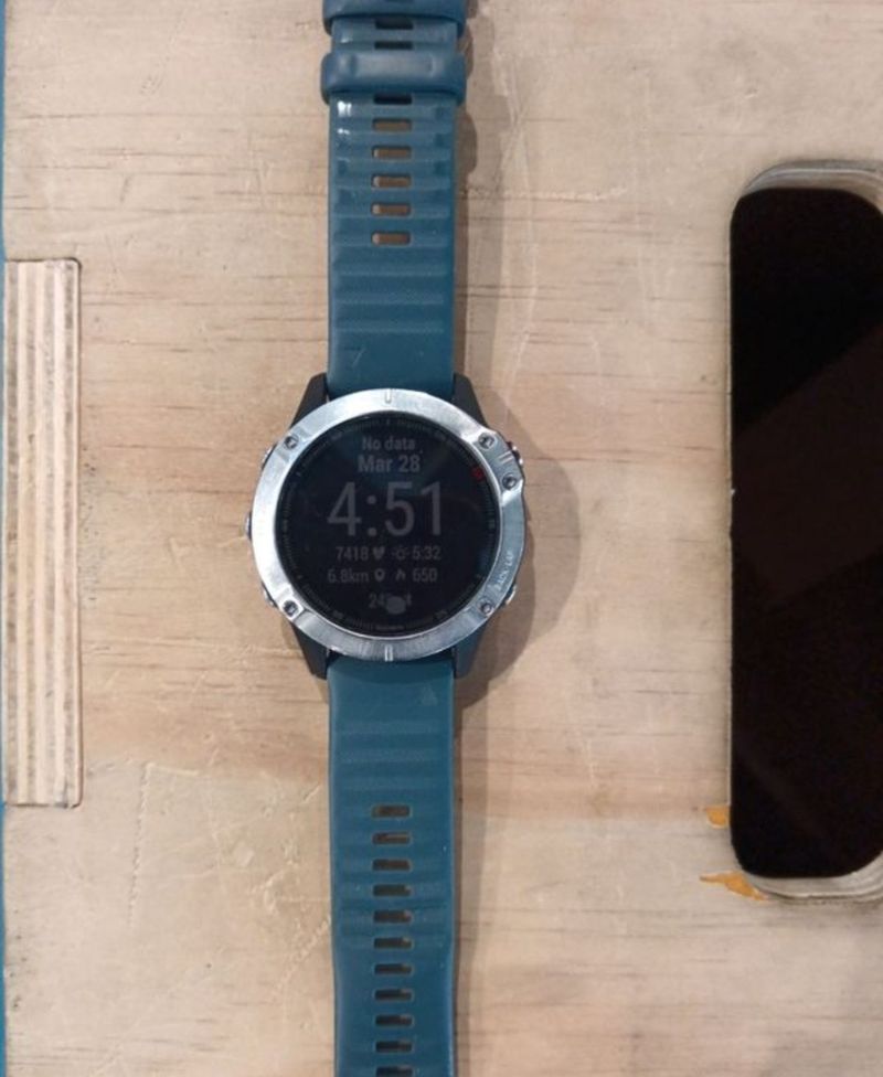 Used Garmin Fenix 6 GPS Watch Electronics