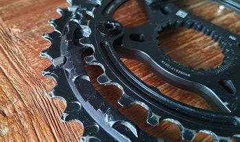 Used Shimano XTR chain rings 38-28 Direct Mount (for FC-M9120-2) bike — image 4 of 4