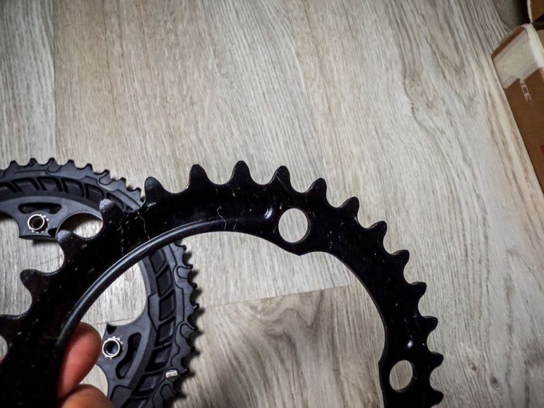 Used Shimano Chainring Shimano 105 50-34t 12 speed 2024 bike — image 5 of 5