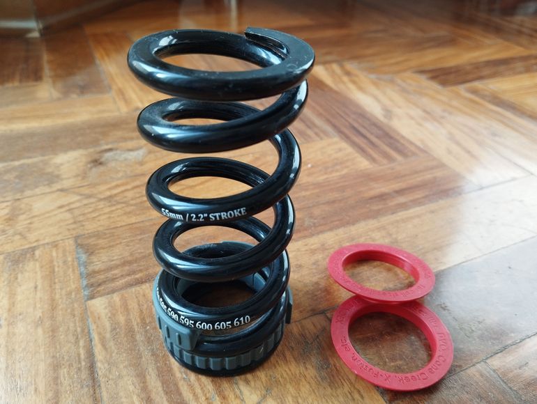 Used Sprindex Sprindex Adjustable Rate Coil Spring 55mm 2.2" stroke 550/610lbs 2023 bike — image 1 of 3