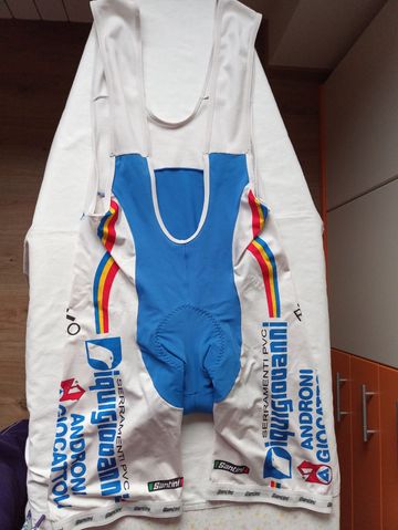 Brugt Santini Completo ciclismo Androni bike — billede 3 af 4