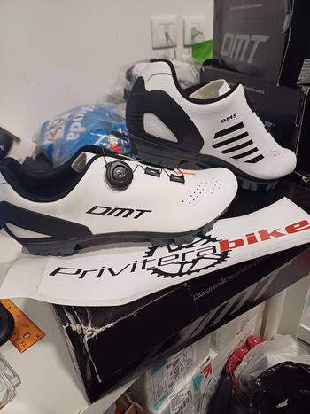 dmt SCARPE MTB DMT DM5 white 43 - M0010DMT18DM5-A-R1-0006-43 2023 Cycling Shoes usato