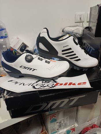 dmt SCARPE MTB DMT DM5 white 45 - M0010DMT18DM5-A-R1-0006-45 2023 Cycling Shoes usato