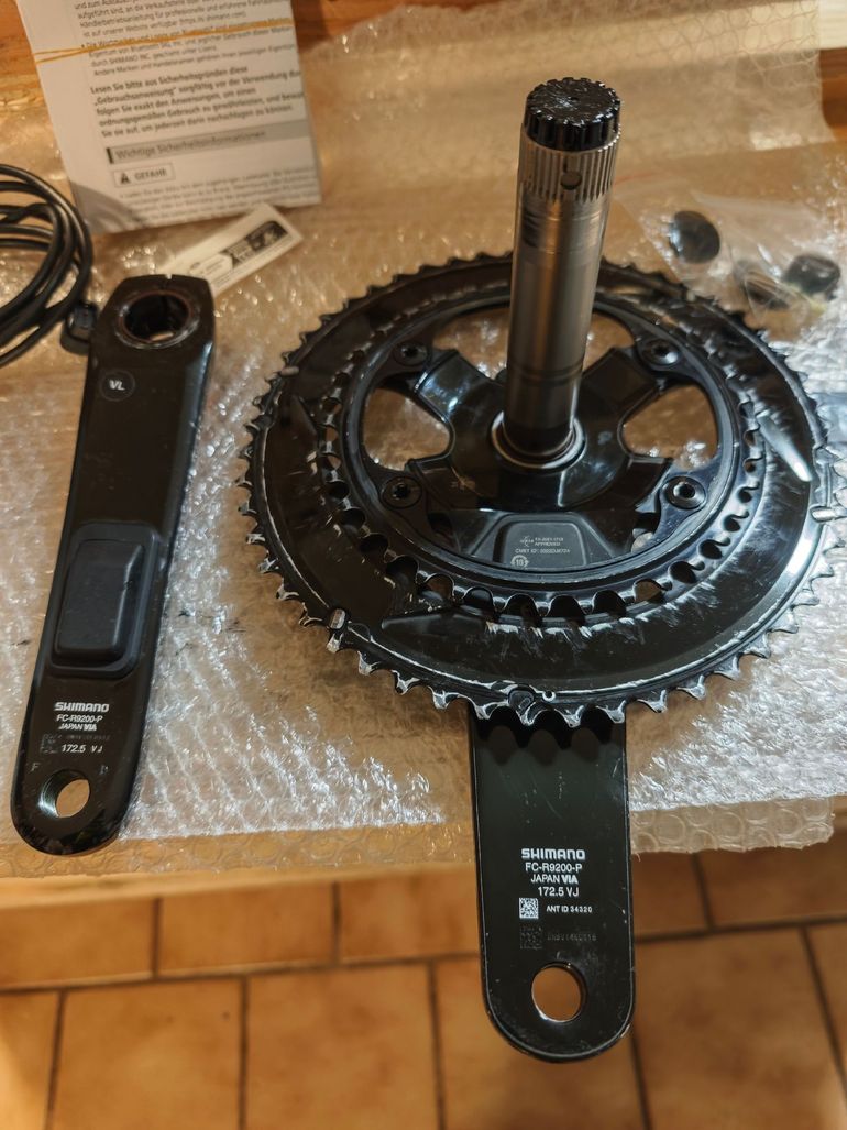 Shimano SHIMANO Dura-Ace Powermeter-Kurbel FC-R9200-P – 52/36