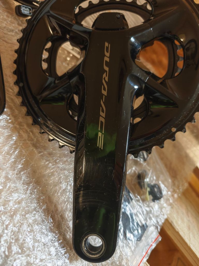 【まるか】 DURA-ACE FC-R9200-P 167.5 52-36 Shimano DURA ACE FC-R9200-P 12 speed Power Meter Crank without
