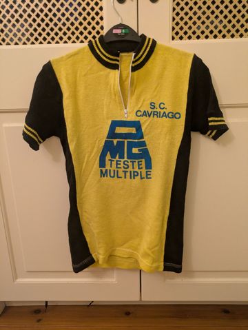 Brugt Anon Vintage wool jersey small 1984 bike — billede 1 af 3