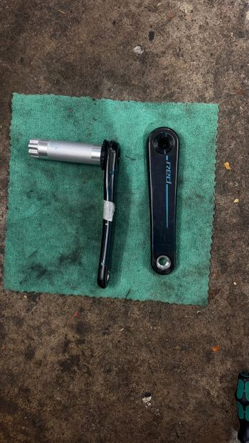 Sram, RED AXS Crankarm Assembly (Natural Carbon) (DUB) (E1) (170mm)
