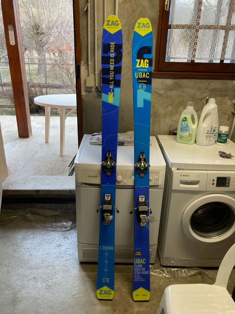 Used zag ZAG Ubac 95 Touring Skis 2018 bike — image 1 of 4