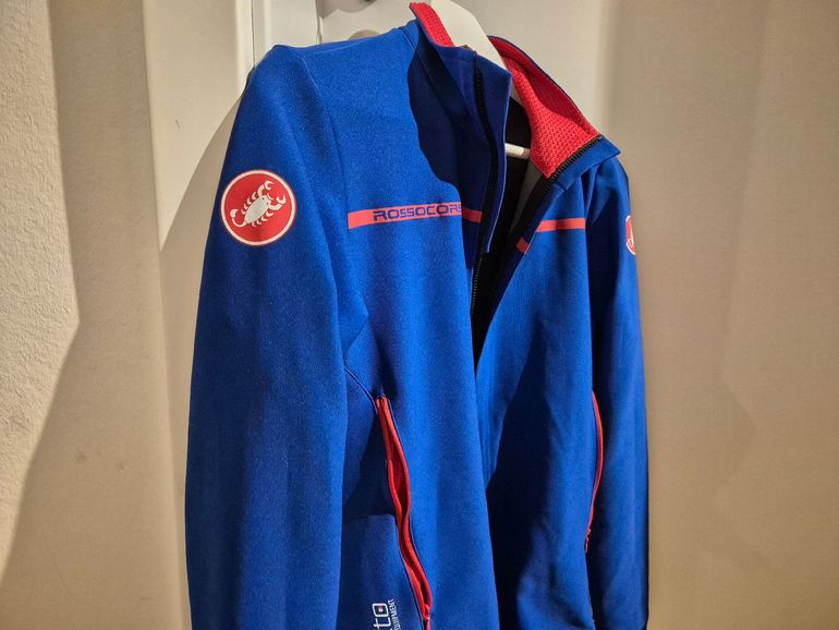 Castelli Perfetto Rossocorsa, Mens, Size S, Blue, Gore Windstopper