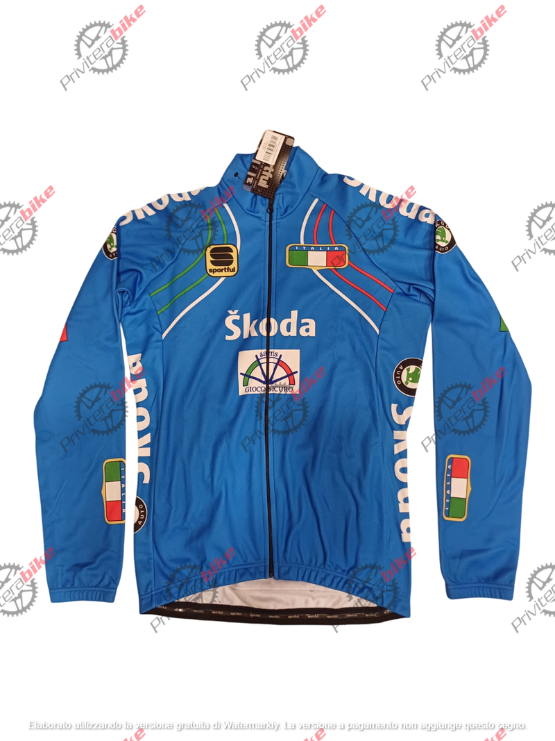 Použité Sportful MAGLIA INVERNALE SPORTFUL ITALIA M/L SK/GIOCO S - 0003519190-001 2016 Cycling Clothing
