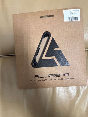 Alugear, Chainring 1-speed  32T oval for 104 BCD Black MTB