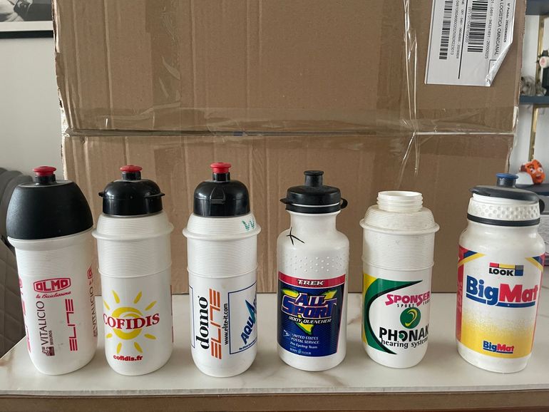 Used otra 50 Botellines/Bidones Ciclismo diferentes equipos 1990 bike — image 4 of 8