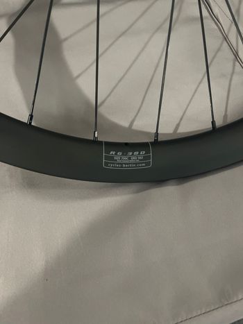Used Bertin paire de roue carbone boyaux 38mn 2024 bike — image 3 of 3