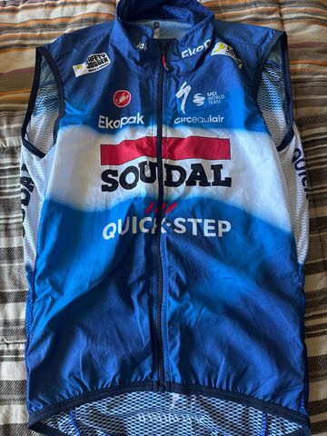 Brugt Castelli Gilet Antivento M Quick Step Soudal 2023 Cycling Clothing
