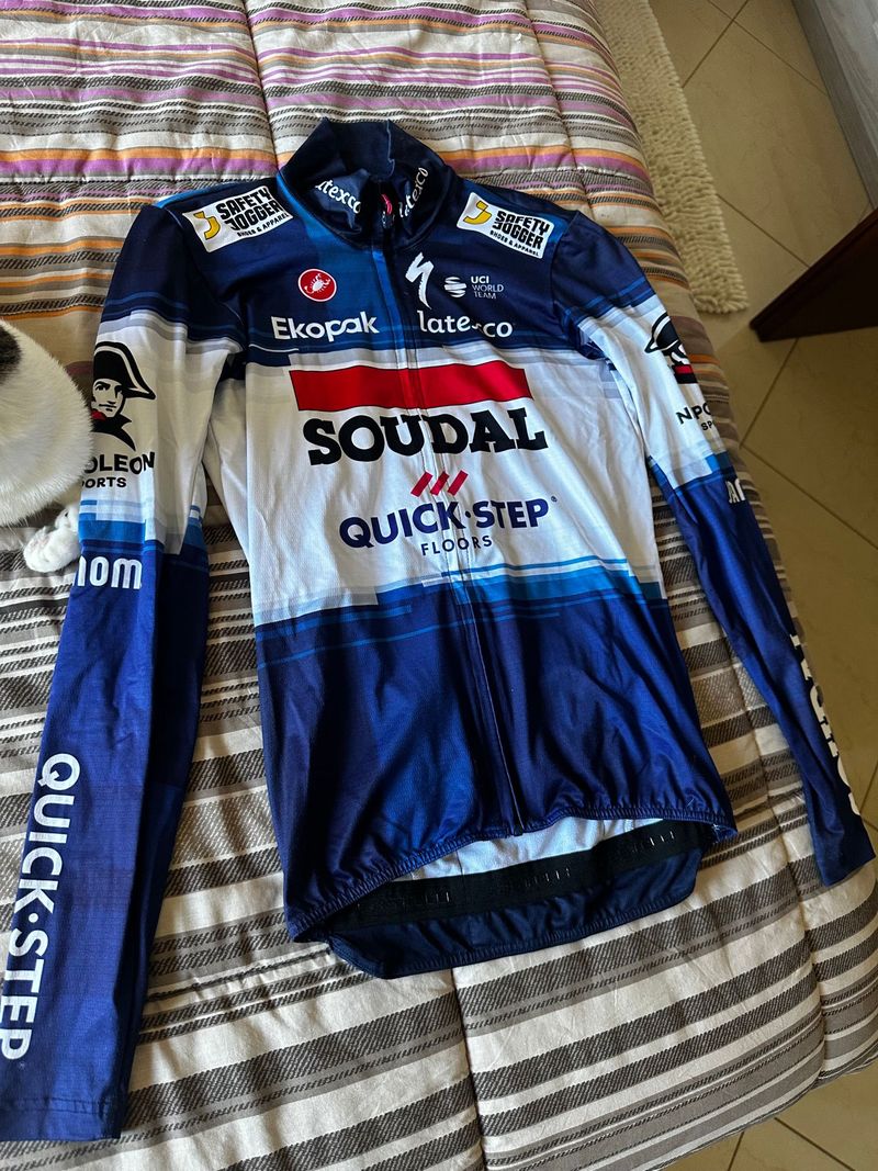 Gebrauchtes Castelli Maglia Maniche lunghe Soudal Quick Step S 2023 Cycling Clothing