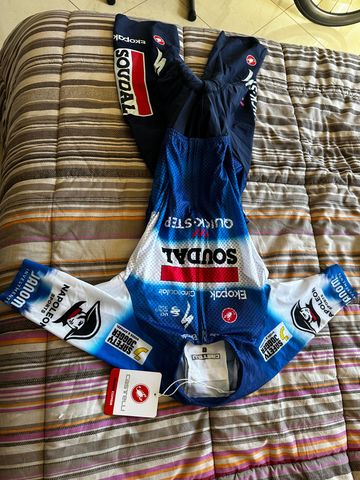 Used Castelli Tuta Body Soudal Quick Step S Casper Pedersen 2024 2024 Cycling Clothing