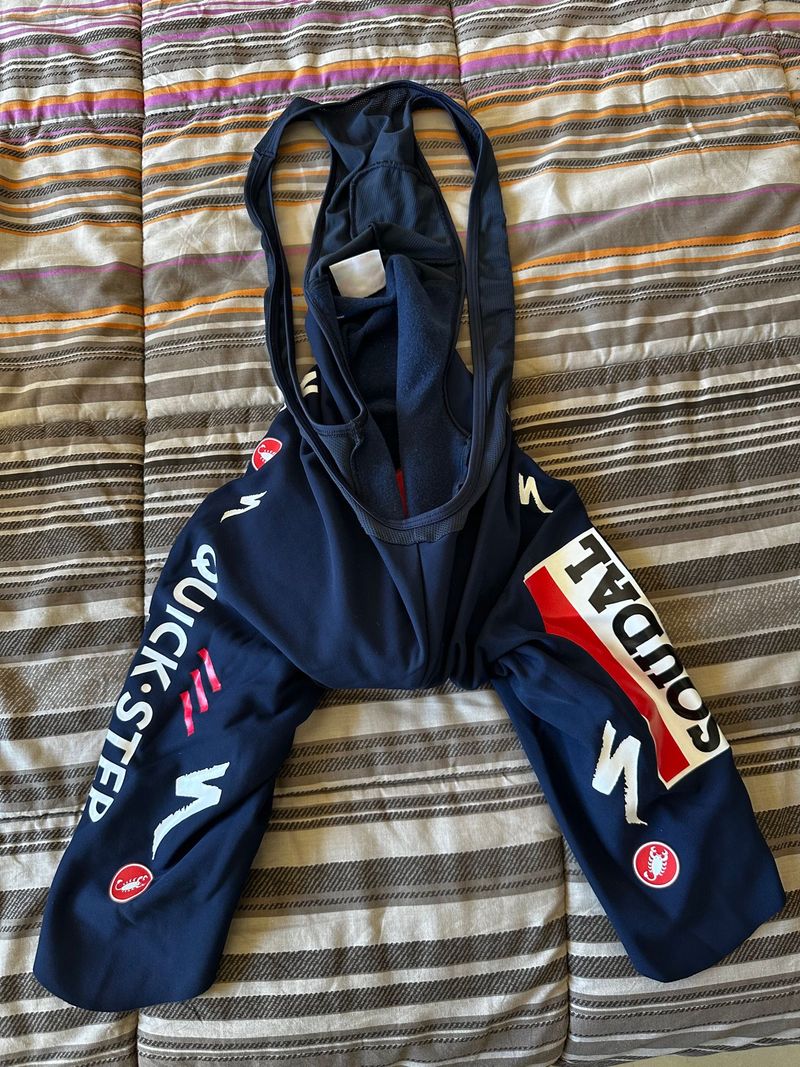 Gebrauchtes Castelli Pantaloncini Salopette Soudal Quick Step M 2024 invernali 2024 Cycling Clothing