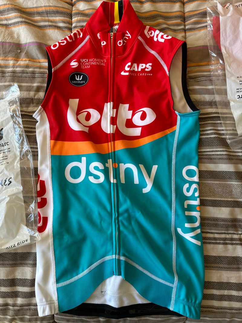 Brugt Vermarc Gilet Termico Donna Lotto Dstny S 2023 Cycling Clothing
