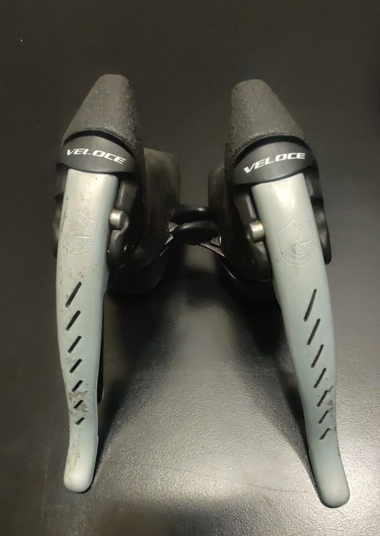 Leviers Campagnolo Veloce 8 Vitesses – Combo Frein/changement Pour Guidon Route (Occasion)