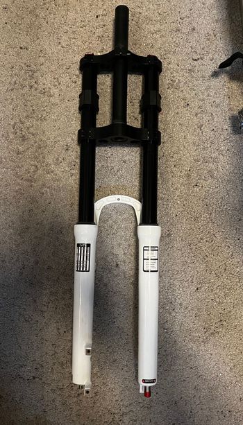 Rock Shox, LuTv Gabel 160mm Double Brown