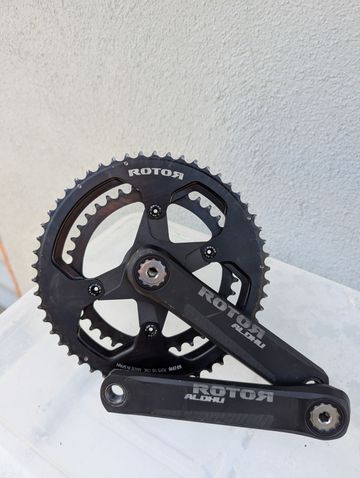 Used Rotor Aldhu Crankset 172.5mm 50/39 Road Drivetrain & Pedals
