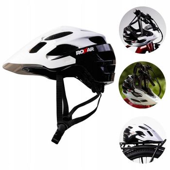 Roxar, Roxar MTB Helmet White/Black