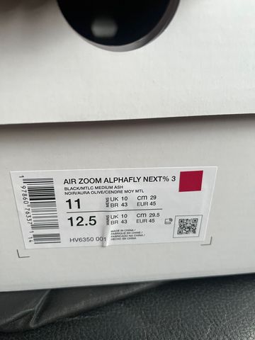 Used Nike Alphafly 3 2025 Running Shoes