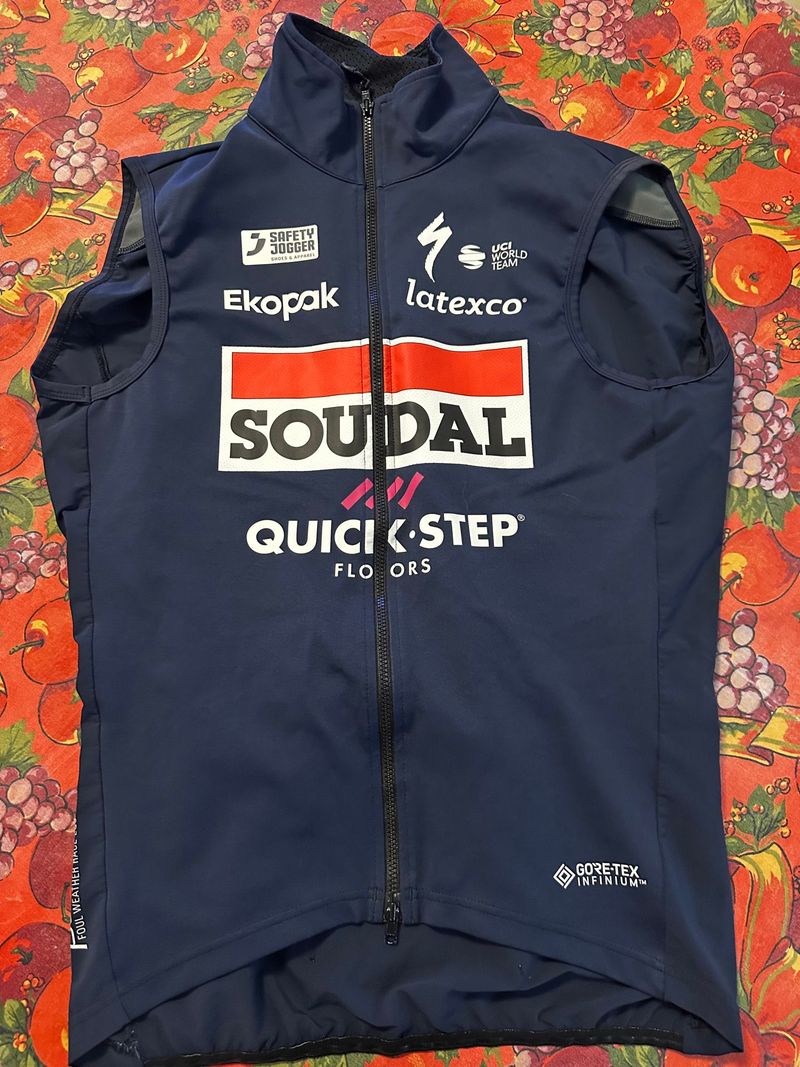 Brugt Castelli Gilet Goretex Leggero Soudal Quick Step 2024 Cycling Clothing