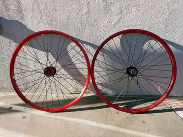Used Chris King 26 MTB Wheelset: Rear Chris King 0000 Wheels