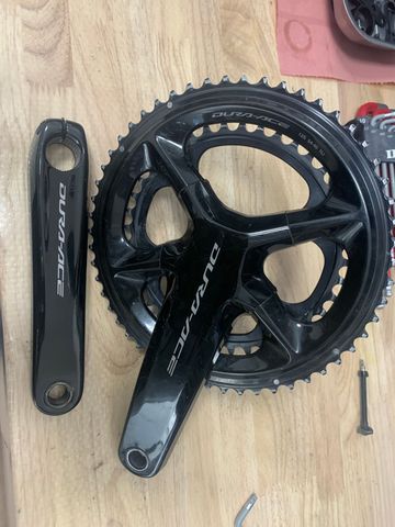 Brugt Shimano Dura Ace R9200 crankset 54/40 172, 5mm 2024 Drivetrain & Pedals