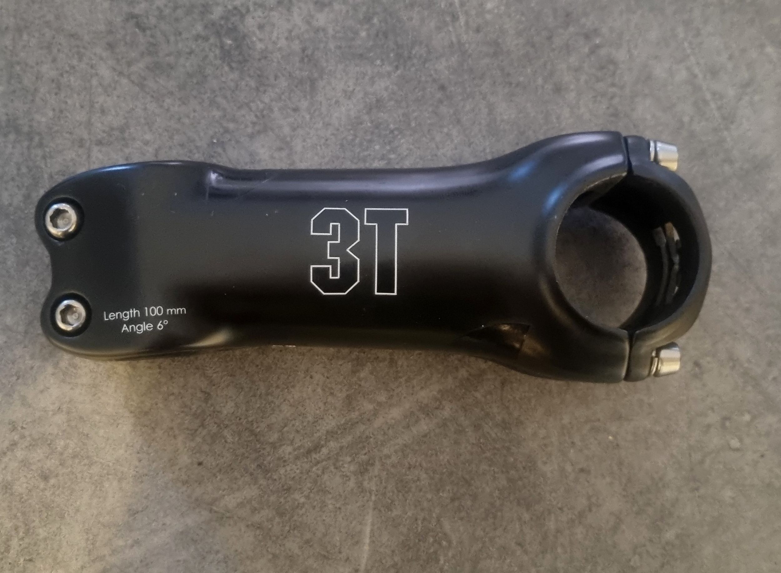 美品 3T ARX TEAM 100mmカーボンステム100mm +/-6° 自転車 美品 3T ARX TEAM 100mmカーボンステム100mm +/-6°