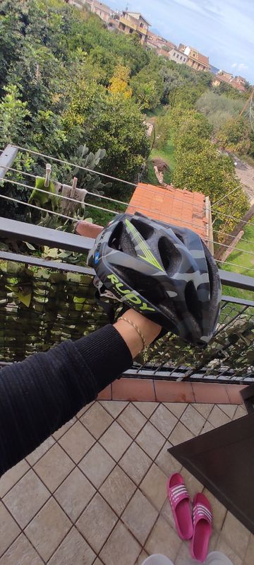 Tweedehands Rudy project casco Airstorm camouflage 2016 Cycling Accessories