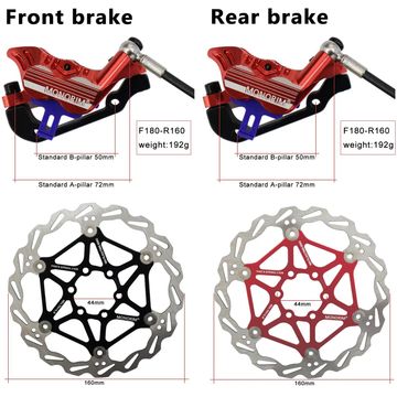 monorim freni idraulici 4 piatoni per ebike e mtb kit completo 2025 Brakes usato