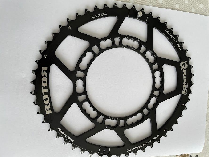 ROTOR チェーンリング BCD110 52-36 11s JR682 ローター ROTOR Q-RINGS