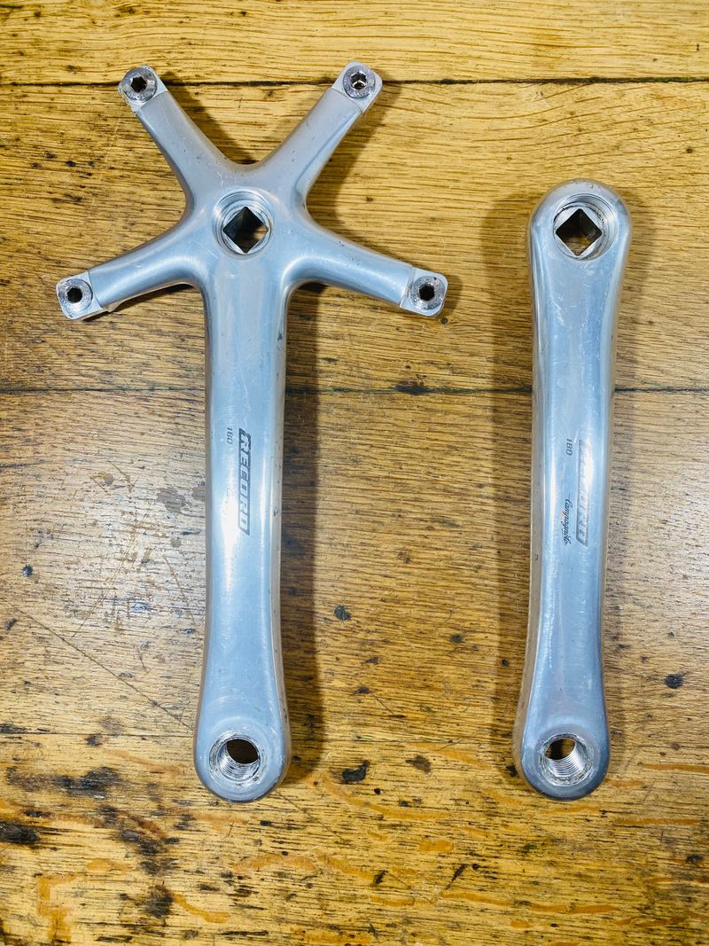 Brugt Campagnolo Record 180mm 1999 Drivetrain & Pedals
