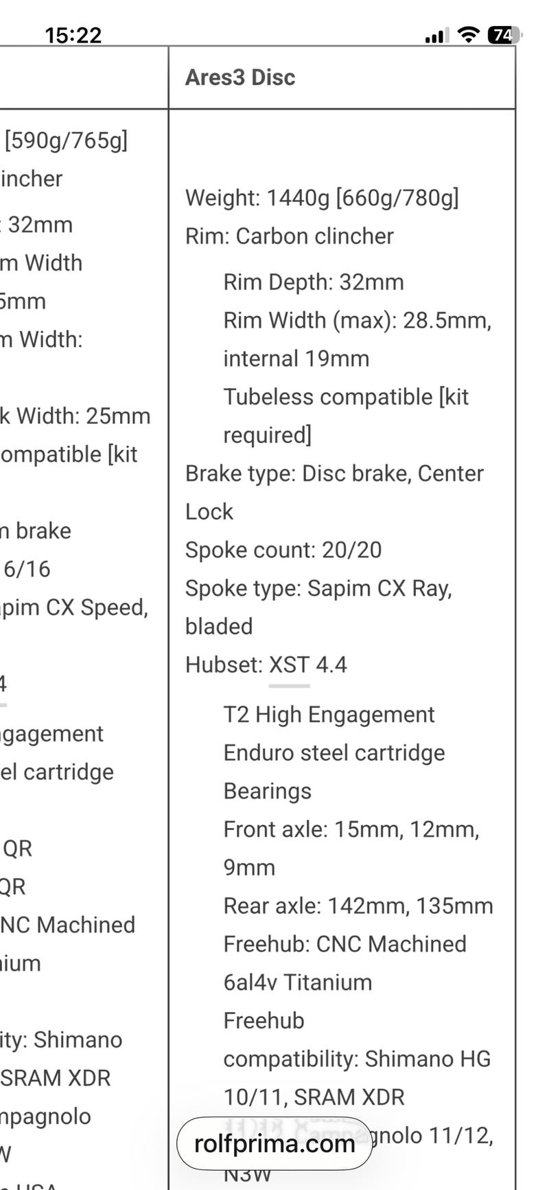 Gebrauchtes Rolf Prima Ares 3 Disc 2023 bike — Bild 3 von 3