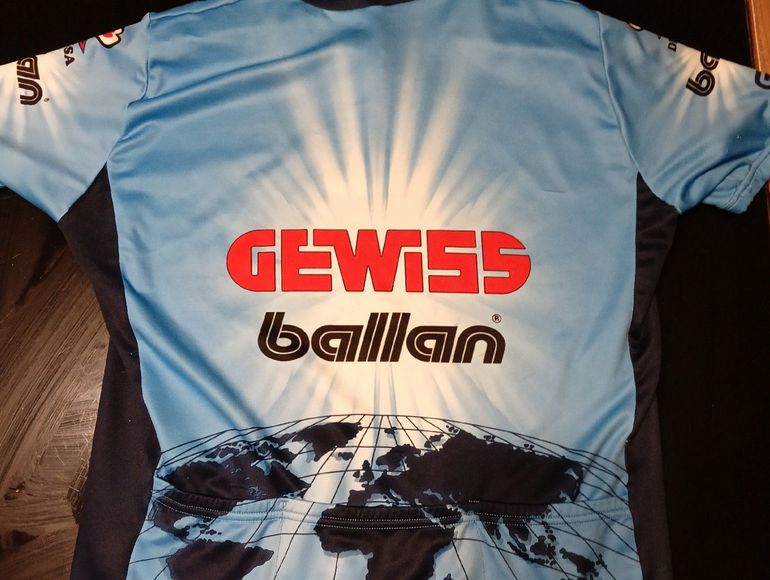 Used gewiss ballan Radtrikot (Biemme) – Größe XXL – Original Vintage 1993 bike — image 2 of 2