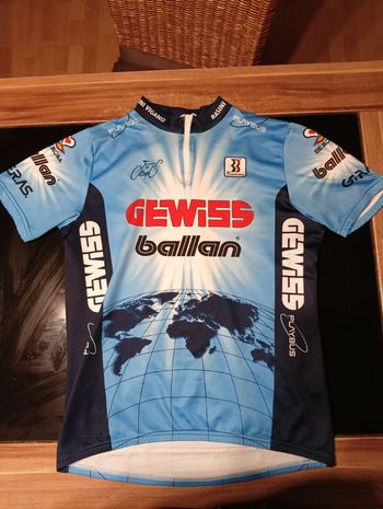 Used gewiss ballan Radtrikot (Biemme) – Größe XXL – Original Vintage 1993 bike — image 1 of 2