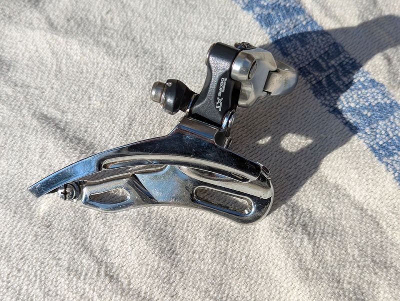 Używany Shimano Deore XT M737 1990 Drivetrain & Pedals