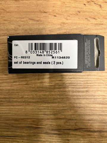 Campagnolo Ultra-Torque Steel Bearings with Seal (FC-RE012) Drivetrain & Pedals usato