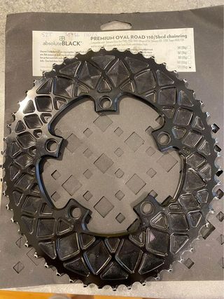 Bike Dura Ace Absolute Black Oval 36t AbsoluteBLACK Premium Oval