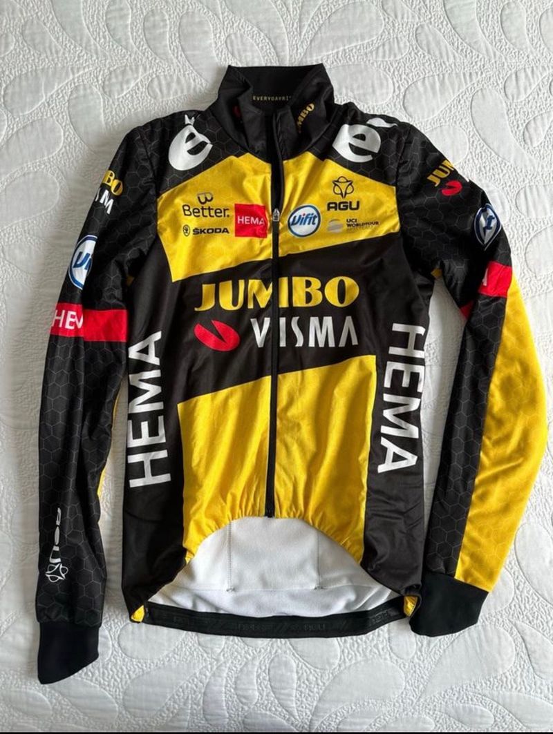 AGU Chaqueta Invierno Jumbo Visma Polartec 2021 Cycling Clothing de segunda mano