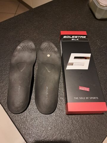 solestar BLK Carbon Fiber Insoles Cycling Shoes usato