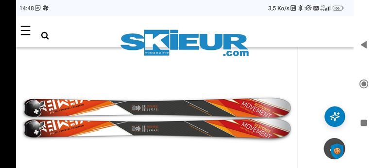 Used Movement SKIS DE RANDONNÉE 2019 bike — image 3 of 6