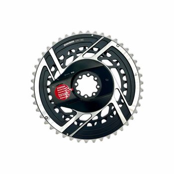Rotor Q Rings DM Oval Chainring 52/36 T Black 2021