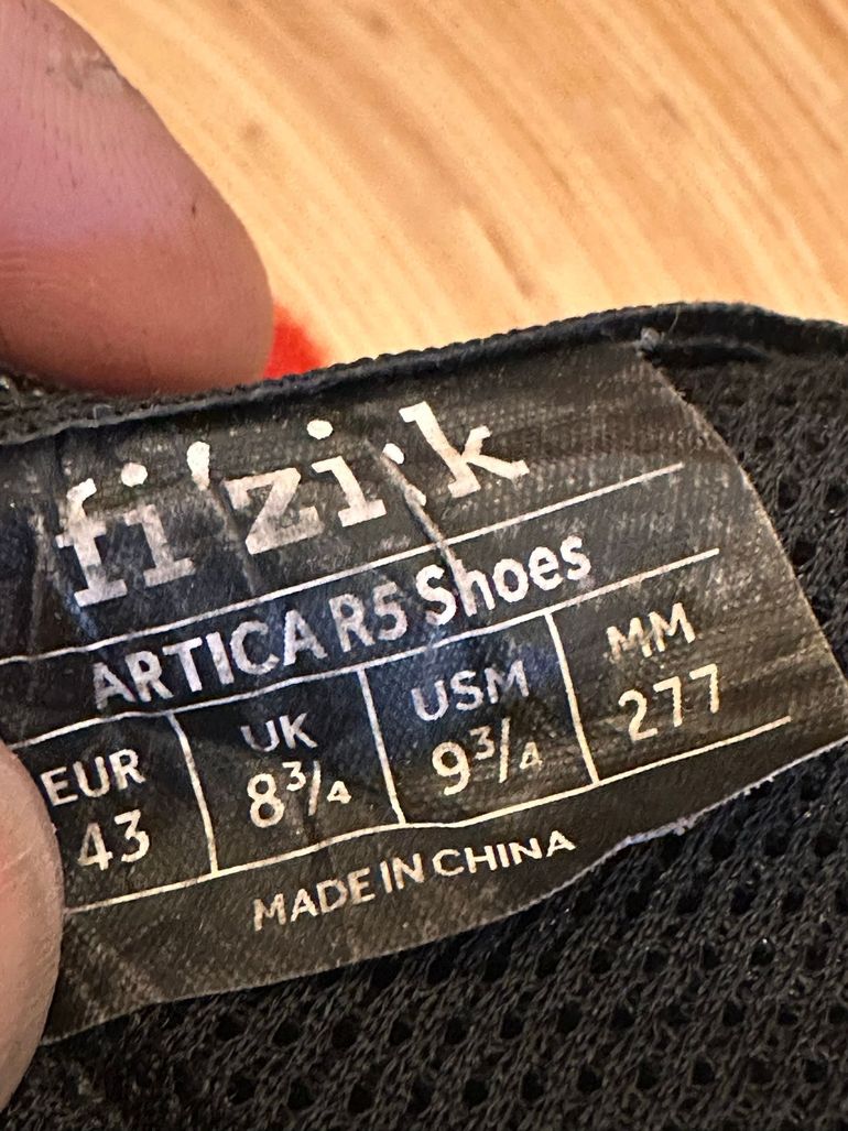 Used Fizik Artica R5 bike — image 6 of 6