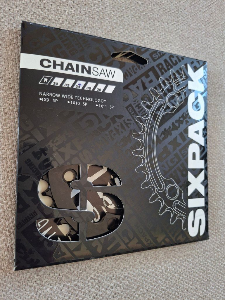 Used Sixpack Racing Sixpack 34T Narrow Wide chainring 1x for MTB bike — image 2 of 3