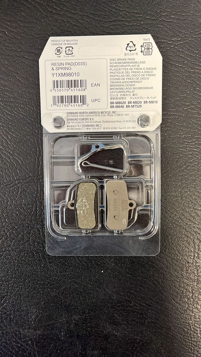 Brugt Shimano Resin Pad Deore XT 2024 Brakes