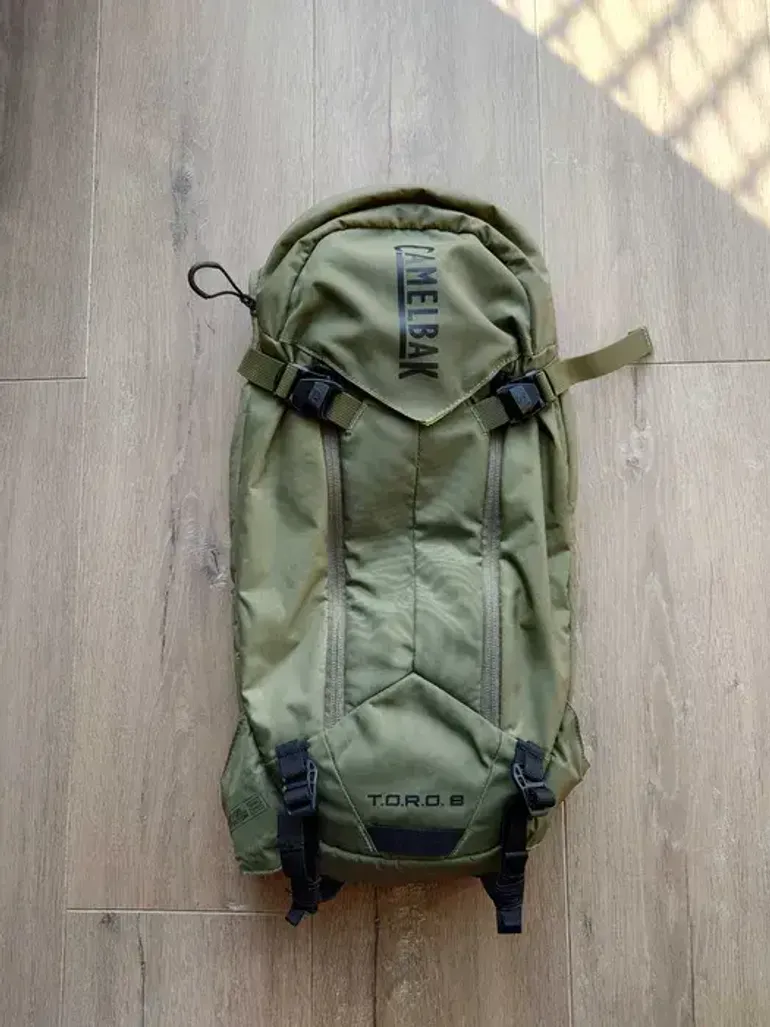 Used Camelbak T.O.R.O. Protector 8 Hydration Pack with spine protector CE2 bike — image 1 of 6