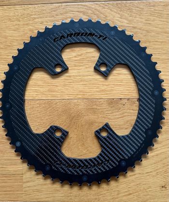 Carbon-Ti, plateau 56dts carbon TI BCD 110 Shimano DA9200